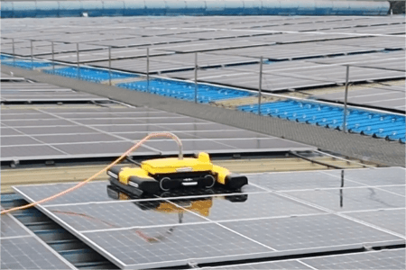 Solar Energy Cleaning Robot