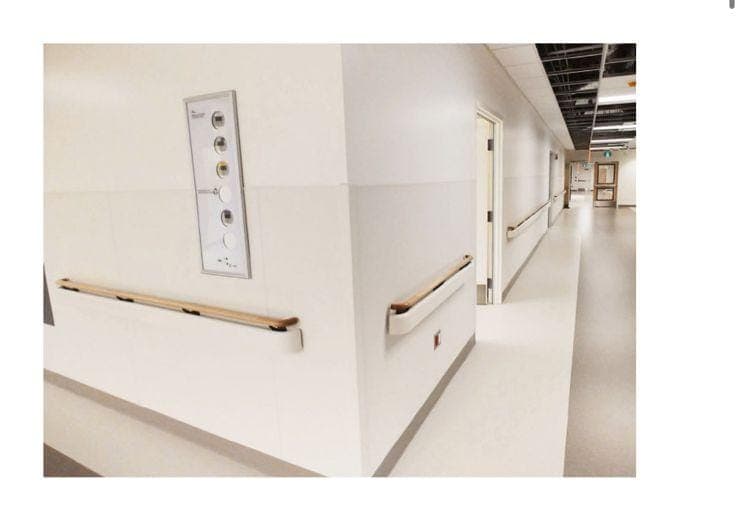 Hospital Handrail, Corner and wall guard